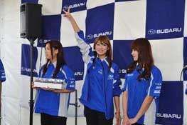 2010年10月2日モータースポーツジャパン スバルブース