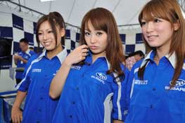 2010年10月2日モータースポーツジャパン スバルブース