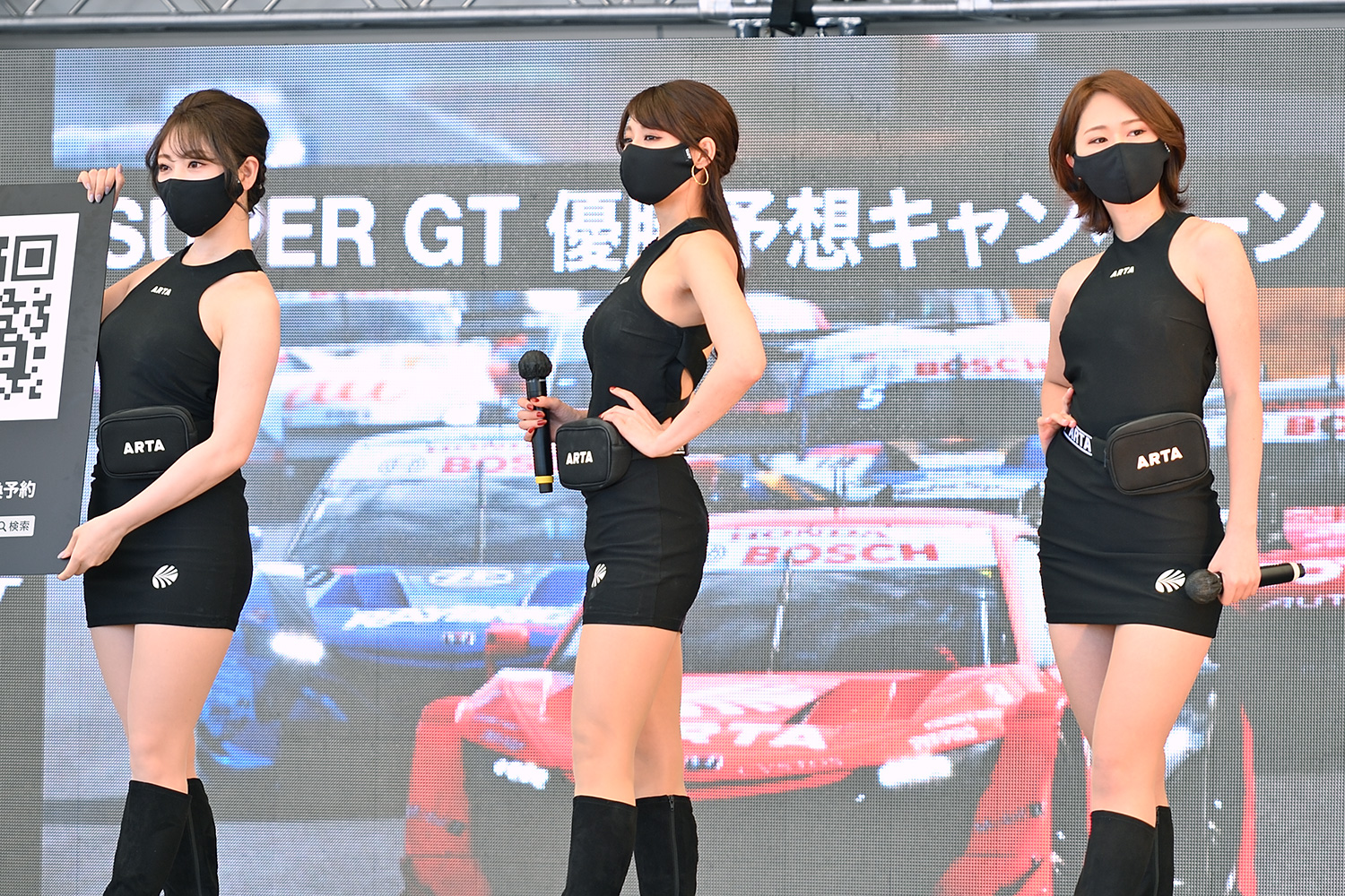 SUPER GT2021 第2戦予選日チームスポンサーステージ レースクイーン画像集
